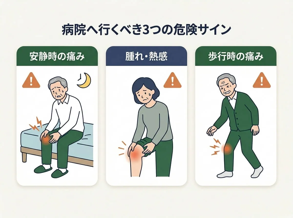 病院へ行くべき3つの危険サイン