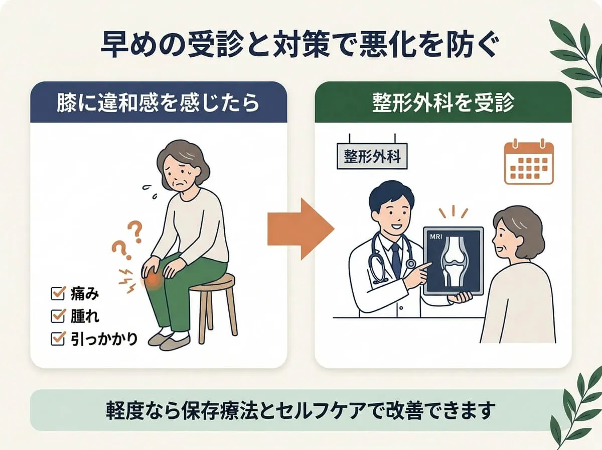 早めの受診と対策で悪化を防ぐ