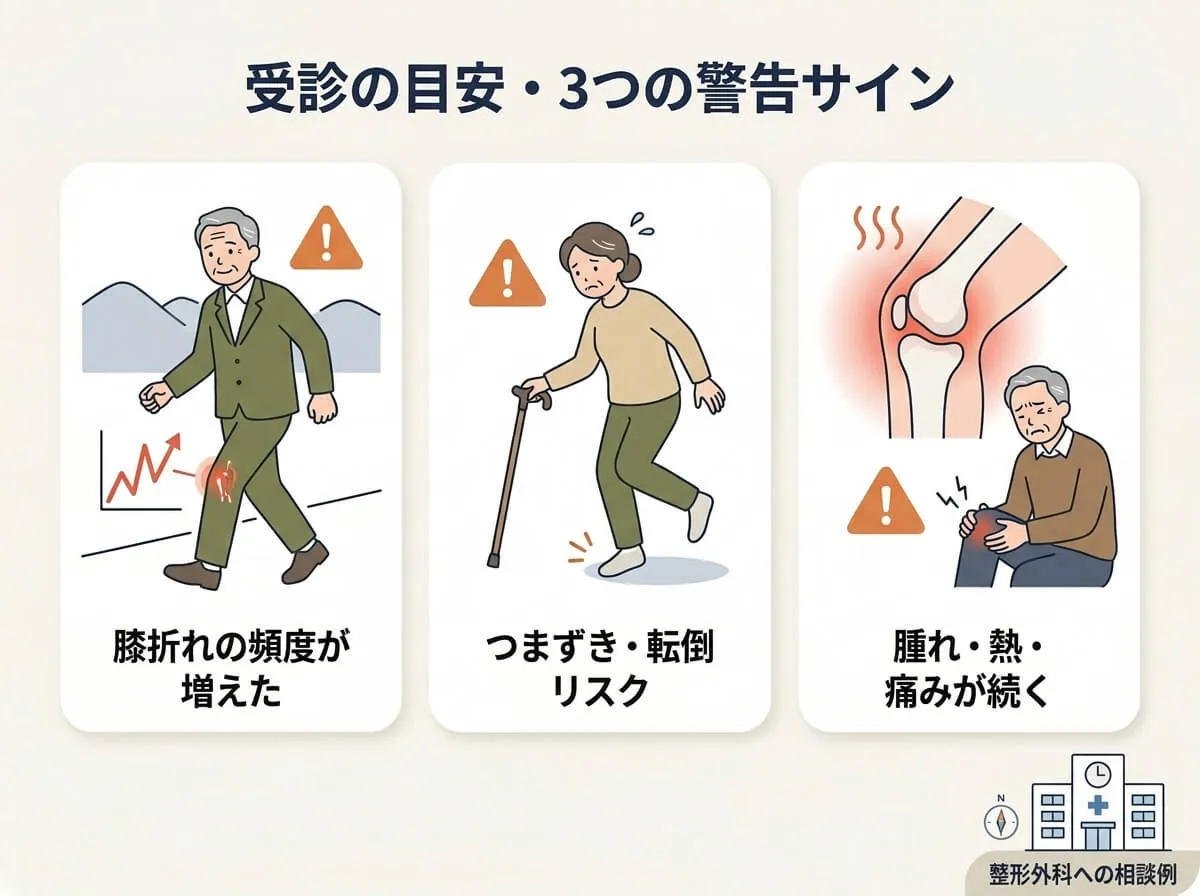 受診の目安・3つの警告サイン