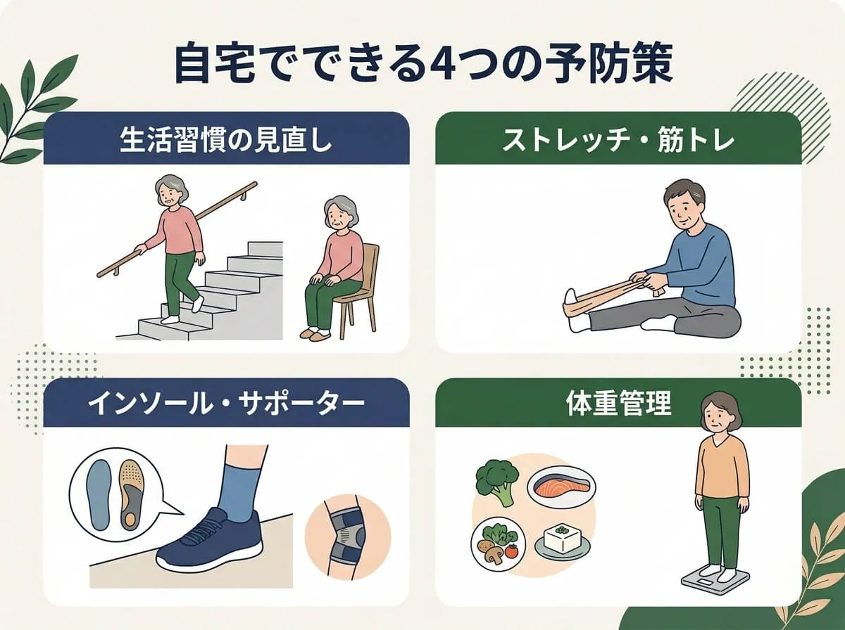 自宅でできる4つの予防策