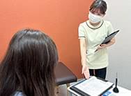 次回予約の様子