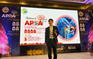 国際整形外科学会「APOA」で臨床研究を発表しました。